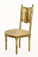 Lot 465 - A decorative gilt wood chair