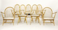 Lot 461 - A set of five Ercol dining chairs