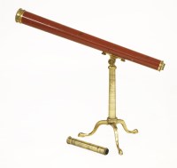 Lot 232 - A Regency Dollond 'Two Feet and Half Achromatic' lacquered brass and wooden table telescope