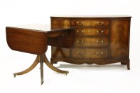 Lot 403 - A mahogany dining table