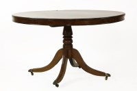 Lot 460A - A mahogany and cross banded circular breakfast table