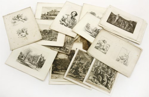 Lot 310 - A Folder including etchings and engravings