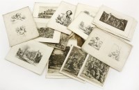 Lot 310A - A Folder including etchings and engravings