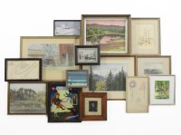 Lot 286 - Swedish School
assorted oils and watercolours