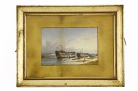 Lot 310 - William Frederick Mitchell 1845-1914
HMS EXCELLANT 1882
watercolour
14.5cm x 22cm
