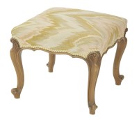 Lot 425 - A Victorian mahogany footstool