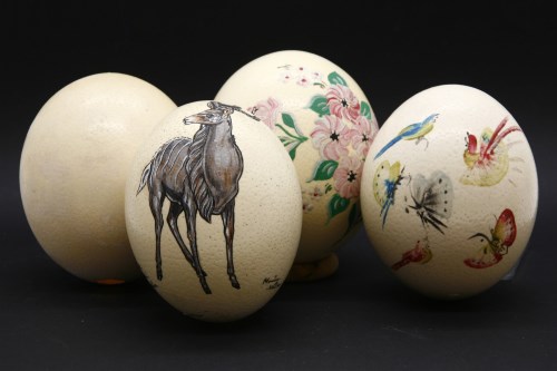 Lot 235 - 8 ostrich eggs