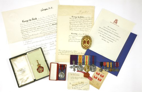 Lot 134 - The personal medals awarded to to Sir Philip Crawford Vickery CIE OBE