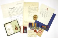 Lot 134 - The personal medals awarded to to Sir Philip Crawford Vickery CIE OBE