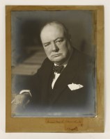Lot 203 - A signed photograph of Winston Churchill