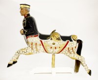 Lot 343 - A rare C J Spooner fairground/carousel 'Boer War' centaur in the form of General Redvers Buller (1839-1908)