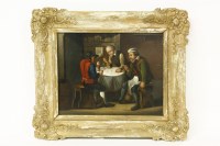 Lot 535 - Dutch School
FIGURES IN A TAVERN
Oil on copper
16.5 x 20cm