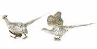 Lot 136 - A pair of silver pheasants