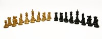 Lot 145 - A Staunton chess set