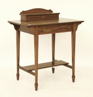 Lot 655 - An Edwardian rosewood desk