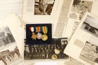 Lot 132 - An assortment of Second World War press cuttings and transcriptions