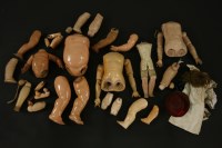 Lot 387 - A quantity of doll body parts