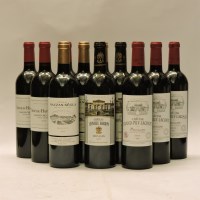 Lot 285 - Assorted Red Bordeaux to include three bottles each: Château Haut-Bailly
