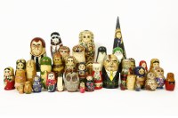 Lot 362 - A collection of Russian Matryoshka dolls
