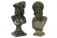 Lot 221 - A contemporary bronze bust of a bearded gentleman