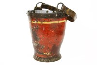 Lot 434 - A Regency leather fire bucket