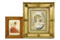 Lot 541 - A 19th century study of an angel