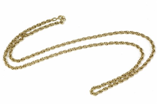 Lot 33 - A 9ct gold Prince of Wales chain necklace