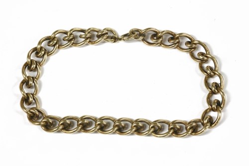 Lot 36 - A 9ct gold  joining loop curb link bracelet