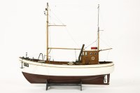 Lot 462 - A scratch built model of a fishing boat
