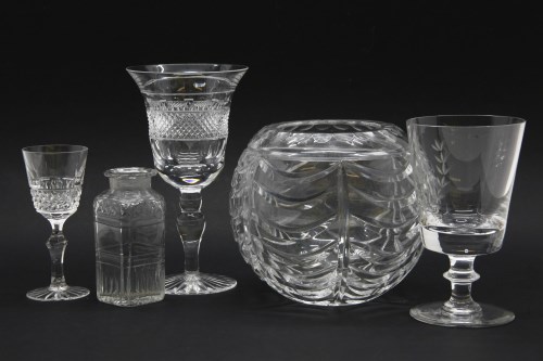 Lot 242 - A quantity of Georgian and later glassware