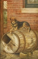Lot 87 - Charles E Baldock (1876-1941)
THE PET OF THE FAMILY
Signed and dated 1893 m.l.