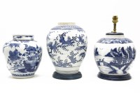 Lot 251 - A 19th century Chinese blue and white jar