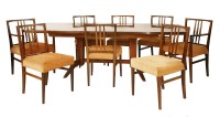 Lot 255 - A Gordon Russell 'Burford' rosewood dining suite