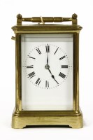 Lot 148 - Large carriage clock
