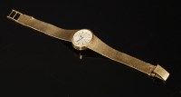 Lot 341 - A ladies' 9ct gold 'Miss Tudor Genève' mechanical bracelet watch