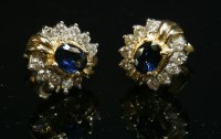 Lot 379 - A pair of two colour gold