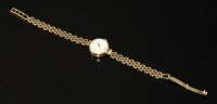 Lot 336 - A ladies' 9ct gold Girard-Perregaux mechanical watch