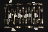 Lot 116 - Bill Brown cutlery collection: 18 Georgian