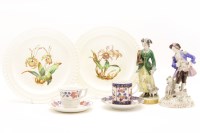 Lot 272 - Two 20th century Dresden porcelain figures
