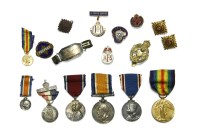 Lot 103 - A First World War medal and Victory medal