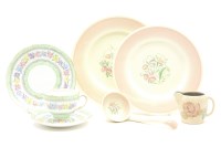 Lot 259 - A quantity of Susie Cooper 'Dresden Spray' dinner ware