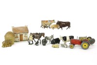 Lot 118 - A collection of Britains and other lead farm animals