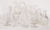 Lot 356 - A collection of glassware