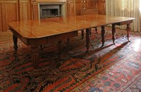 Lot 378 - A mahogany extending dining table