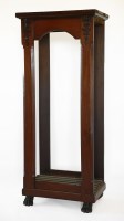 Lot 508 - A Victorian mahogany table leaf stand