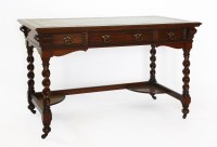 Lot 503 - A mahogany writing table