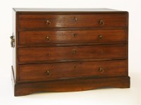 Lot 498 - A mahogany table cabinet