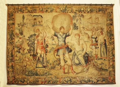 Lot 304 - A Brussels mythological tapestry