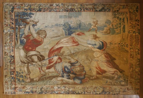 Lot 313 - A Brussels mythological tapestry