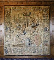 Lot 306 - A Flemish historical tapestry